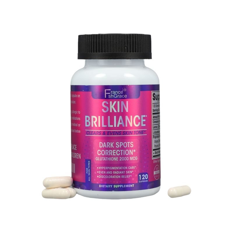 OEM Whitening Pills Capsules 90 Capsules 5000mg Effective Skin Lightening Supplement