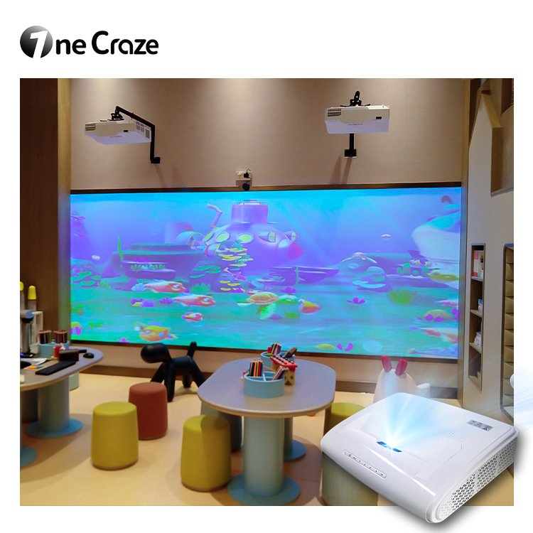 Indoor Parent-Child Playground Painting Drawing Wall Screen Touch Style Painting Games For Naughty Fort
