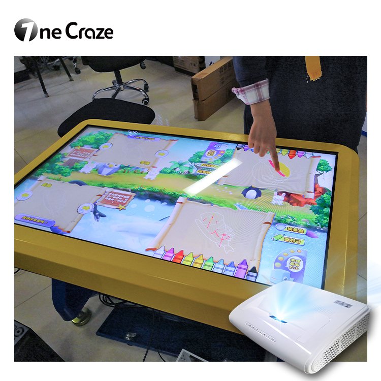 Indoor Parent-Child Playground Painting Drawing Wall Screen Touch Style Painting Games For Naughty Fort