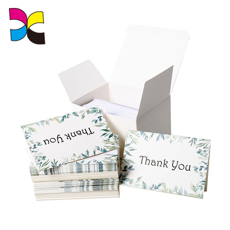 custom greeting cards box set with envelope