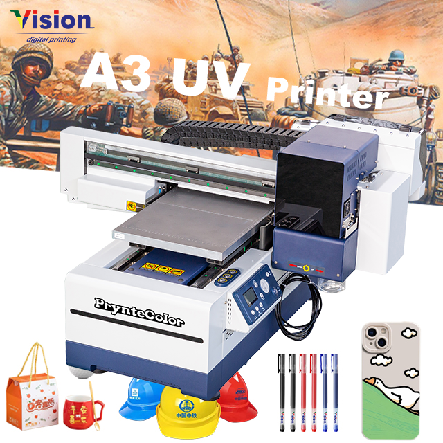 2024 desktop a3 uv printer all in one uv printing service acrylic/glass uv printing