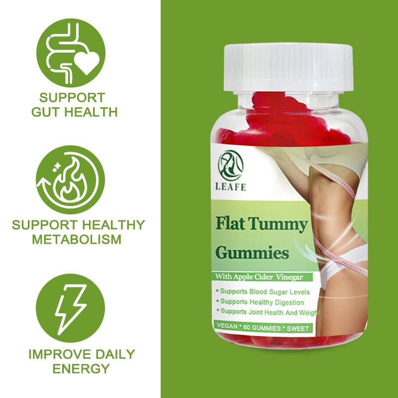 New Arrival diet gummy slimming burn fat detox gummies private label skiny flat tummy gummies