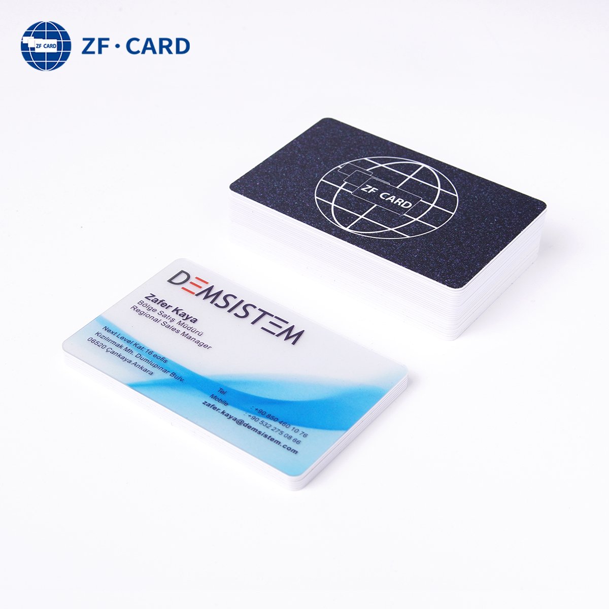 Card Manufacturing Customizable Design Plastic Card Transparent Card