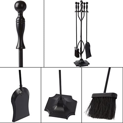 Fire Place Tools Kit Sets 5 Piece Fireplace Tool Set Stand Fire Pit Stainless Steel Fireplace Tool Set
