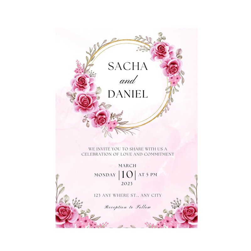 Custom printing high quality wedding place cards