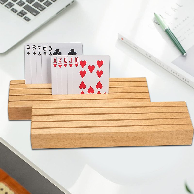 Wooden Table Menu Picture Photo card Holder Business card Display Stand Wood Calendar Base Wooden Poker Stand