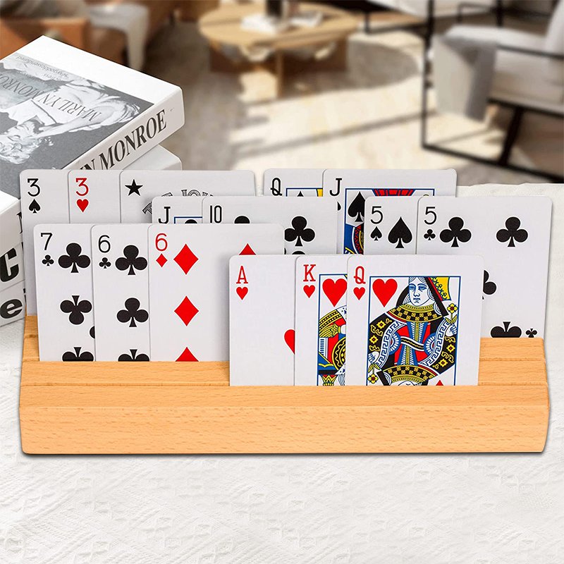 Wooden Table Menu Picture Photo card Holder Business card Display Stand Wood Calendar Base Wooden Poker Stand