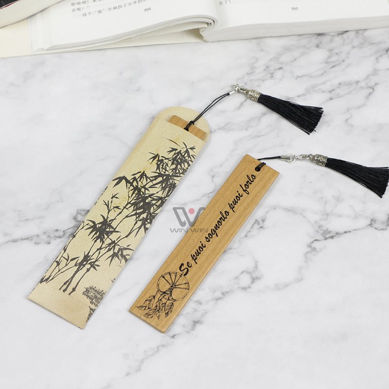 Elegant Book Markers Blank Clear Or Mirror Custom Tags Acrylic Bookmarks With Tassel Table Seat Place Card