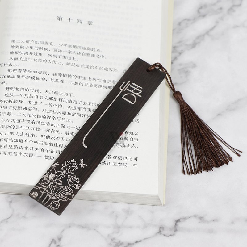 Elegant Book Markers Blank Clear Or Mirror Custom Tags Acrylic Bookmarks With Tassel Table Seat Place Card