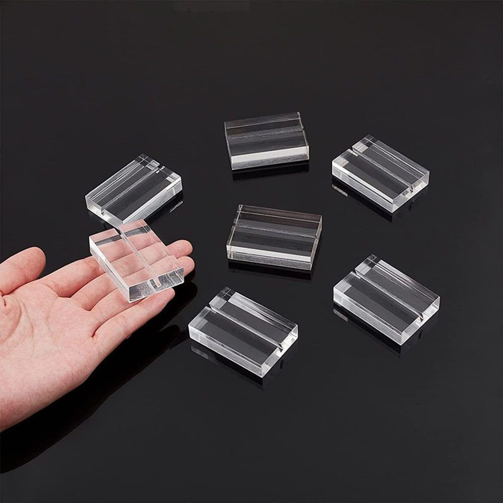 acrylic bracket wedding logo bracket with card slot card Acrylic Stands Place for menu, conference, table number, ph