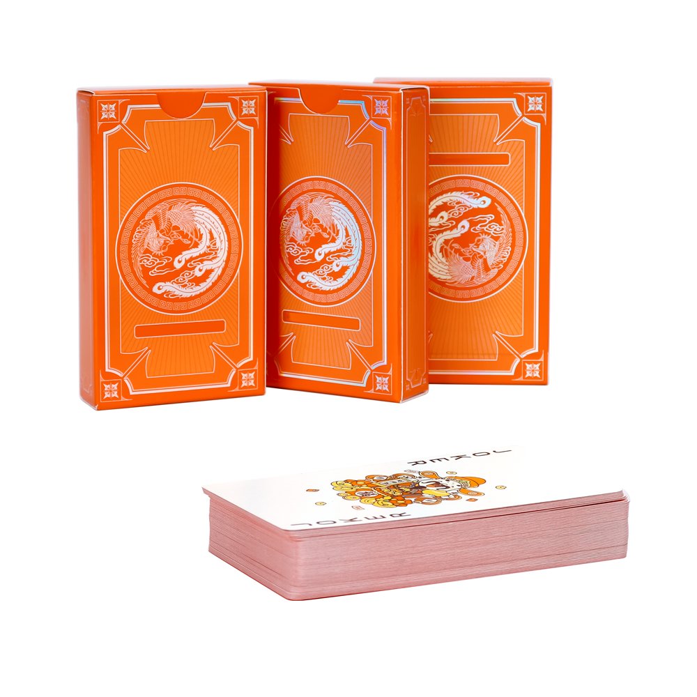 Classical Eco-friendly Durable 54 Poker Card Recyclable Luxury Custom Logo Game Poker Paper Playing Cards Front And Back