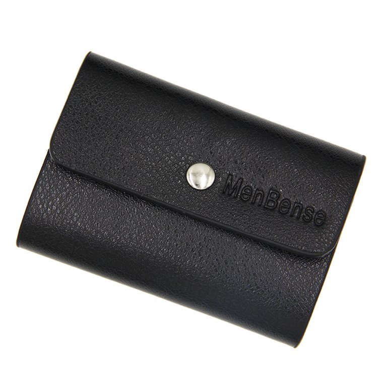Promotion Place Business ID Credit Leather Card Holder