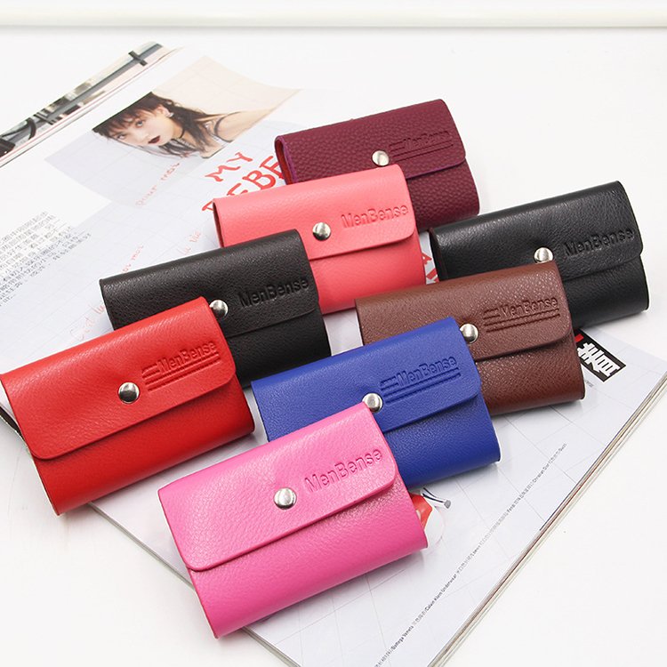 Promotion Place Business ID Credit Leather Card Holder