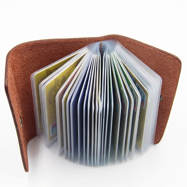 Promotion Place Business ID Credit Leather Card Holder