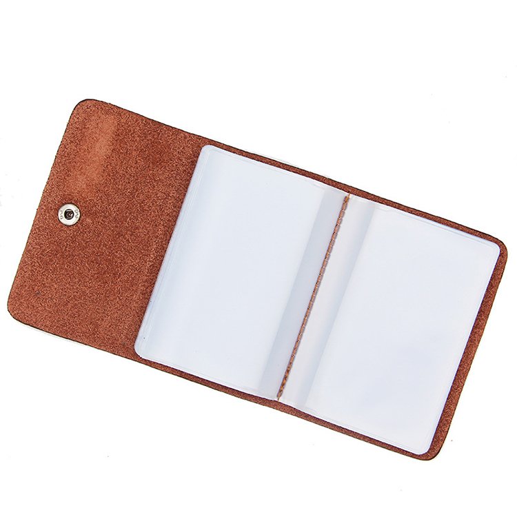 Promotion Place Business ID Credit Leather Card Holder