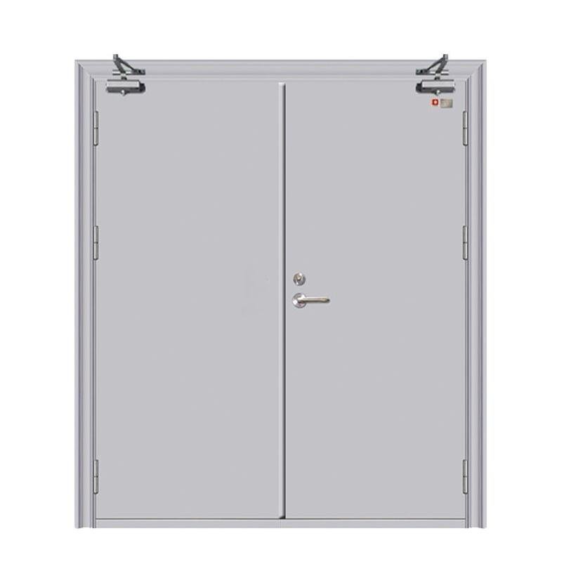 Fire Door Residential Fire Double Doors New Arrivals Secure Low Price Latest 2024 Popular Promotional Fire Rated Wood Hotel Door