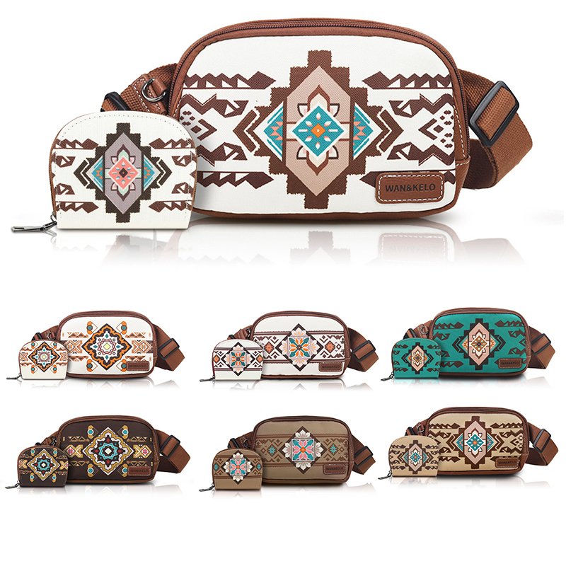 oem 2 set Card Holder waterproof fanny pack crossbody travel bag women waist belt pack travel bag unisex travel fanny pack