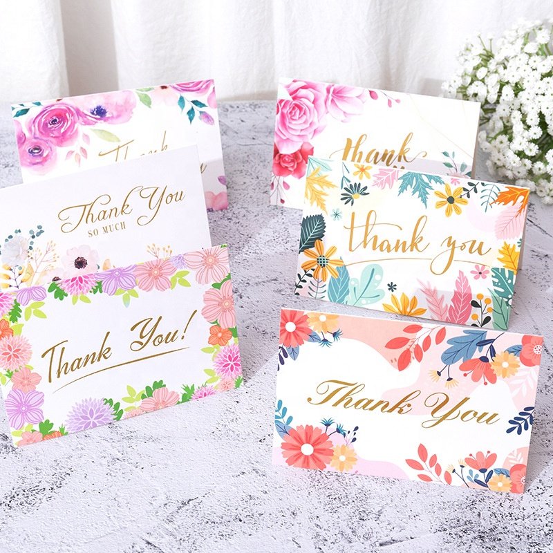 Custom Printed Foldable Table Number Cosmetics Special Brief Post Card for Greeting & Invitations