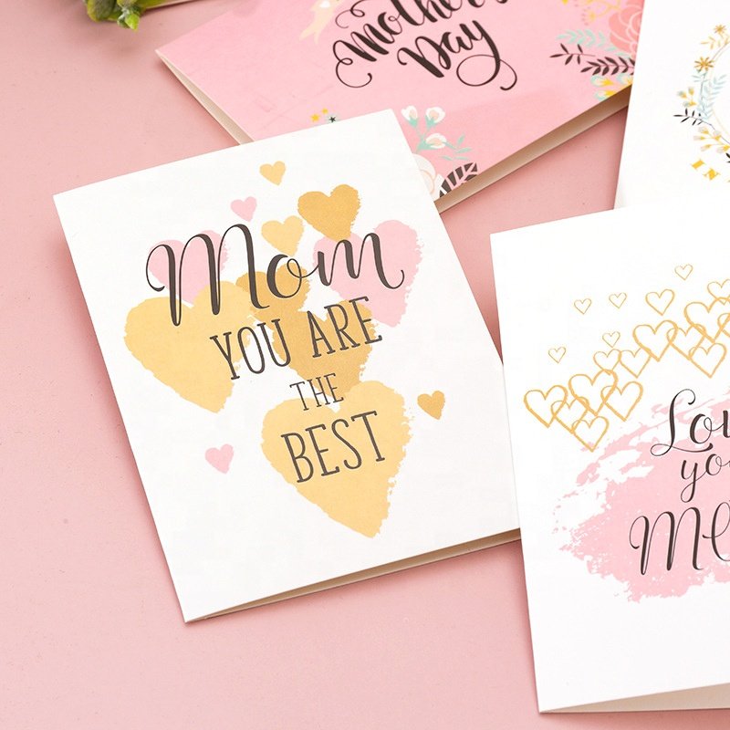 Custom Printed Foldable Table Number Cosmetics Special Brief Post Card for Greeting & Invitations