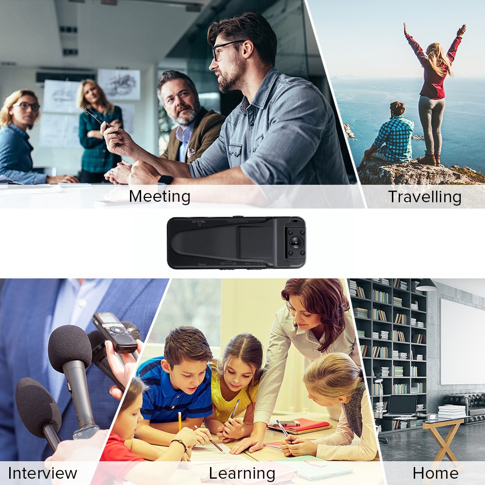 Vandlion A8Z Digital Mini Mounted Cam Full HD 1080P 4PCS IR Night Vision Light One Key Record Motion Detection Video Recording