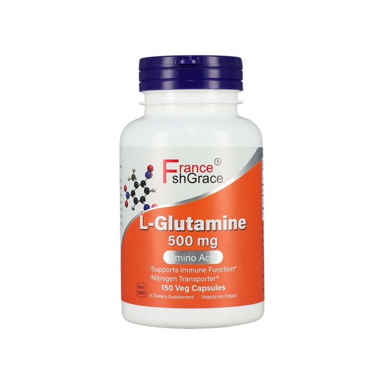 L-Glutamine 500 mg Nitrogen Transporter Amino Acid 150 Veg Capsules