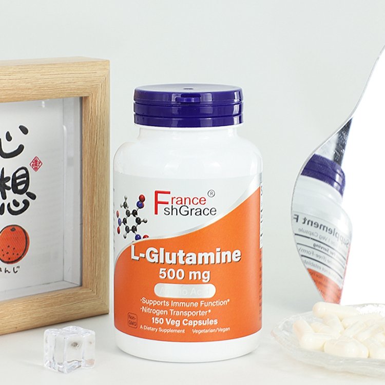 L-Glutamine 500 mg Nitrogen Transporter Amino Acid 150 Veg Capsules