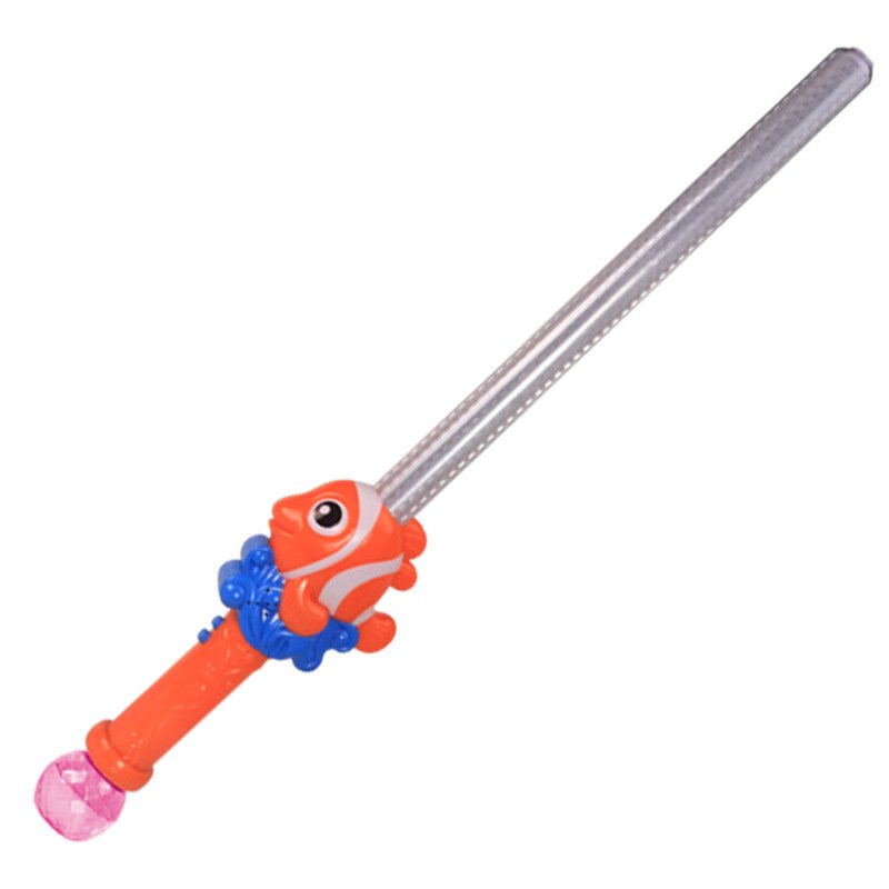 Light up Ninja Sword With Music Outdoor Bubble Blower Maker Summer Outdoor Toy for Kids Bubble Swords with Light