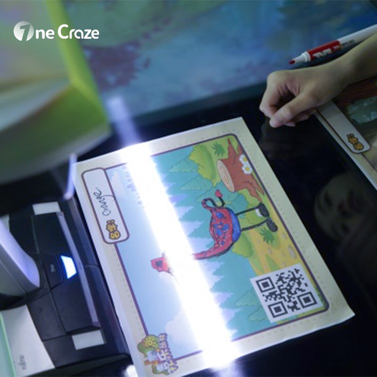 High Quality Wholesale Indoor Amusement Park Products Interactive Projector System Ar Scan Style Painting Games