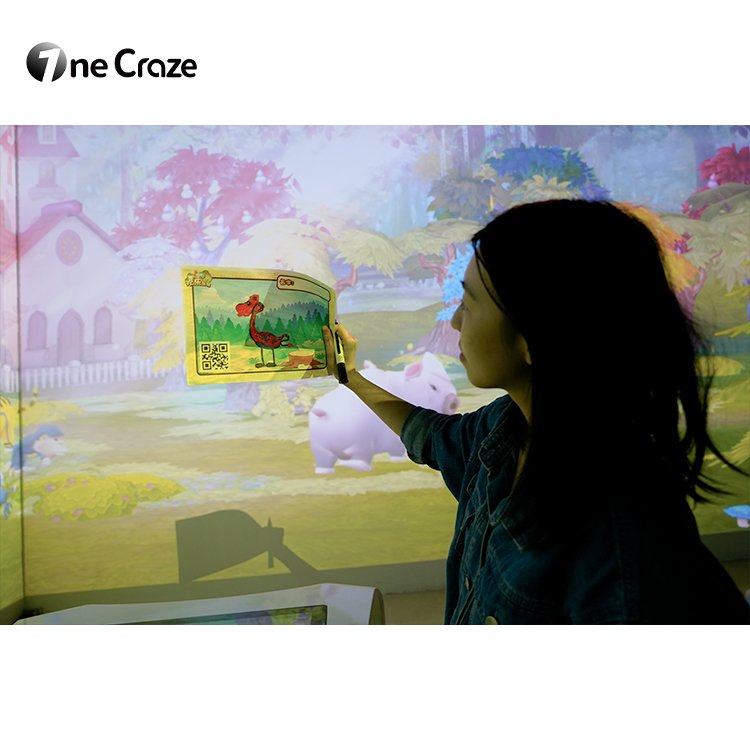 High Quality Wholesale Indoor Amusement Park Products Interactive Projector System Ar Scan Style Painting Games