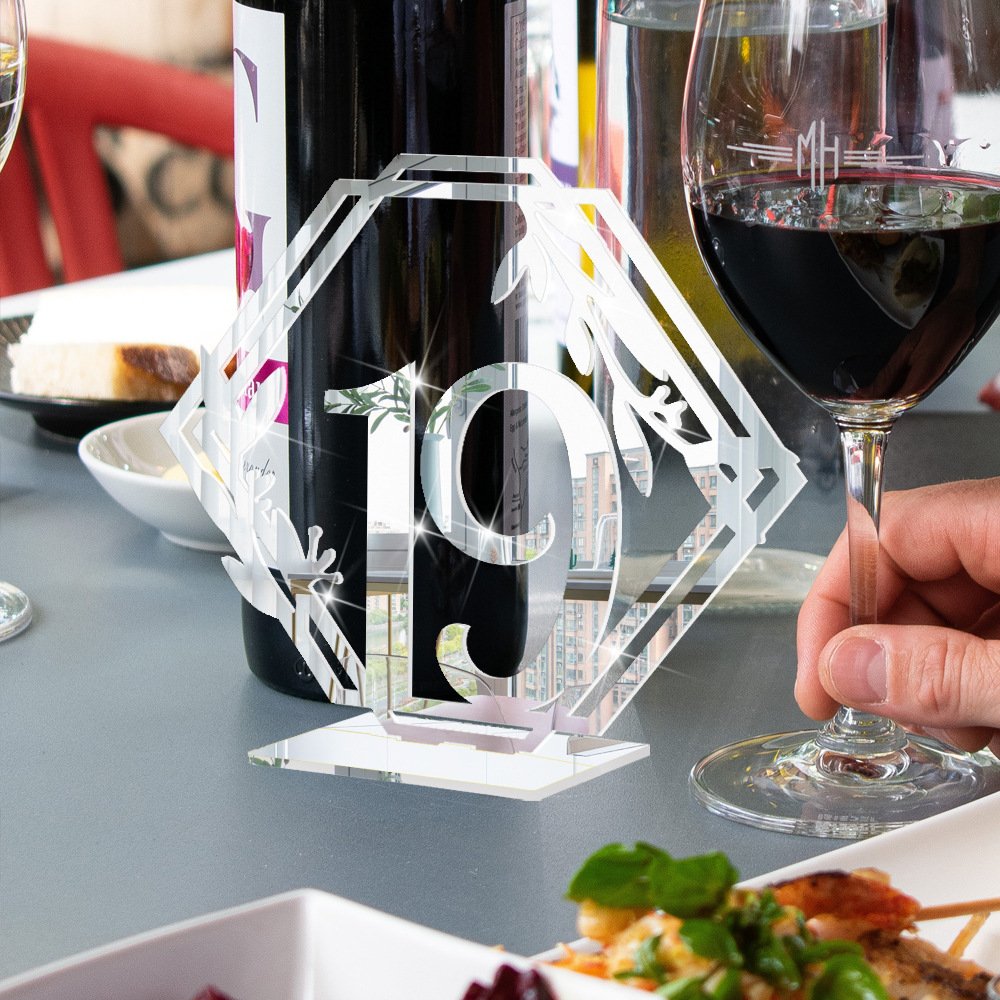 Acrylic Dining Table Acrylic Number Stand Restaurant Table Numbers For Wedding Seating Reception Table Numbers