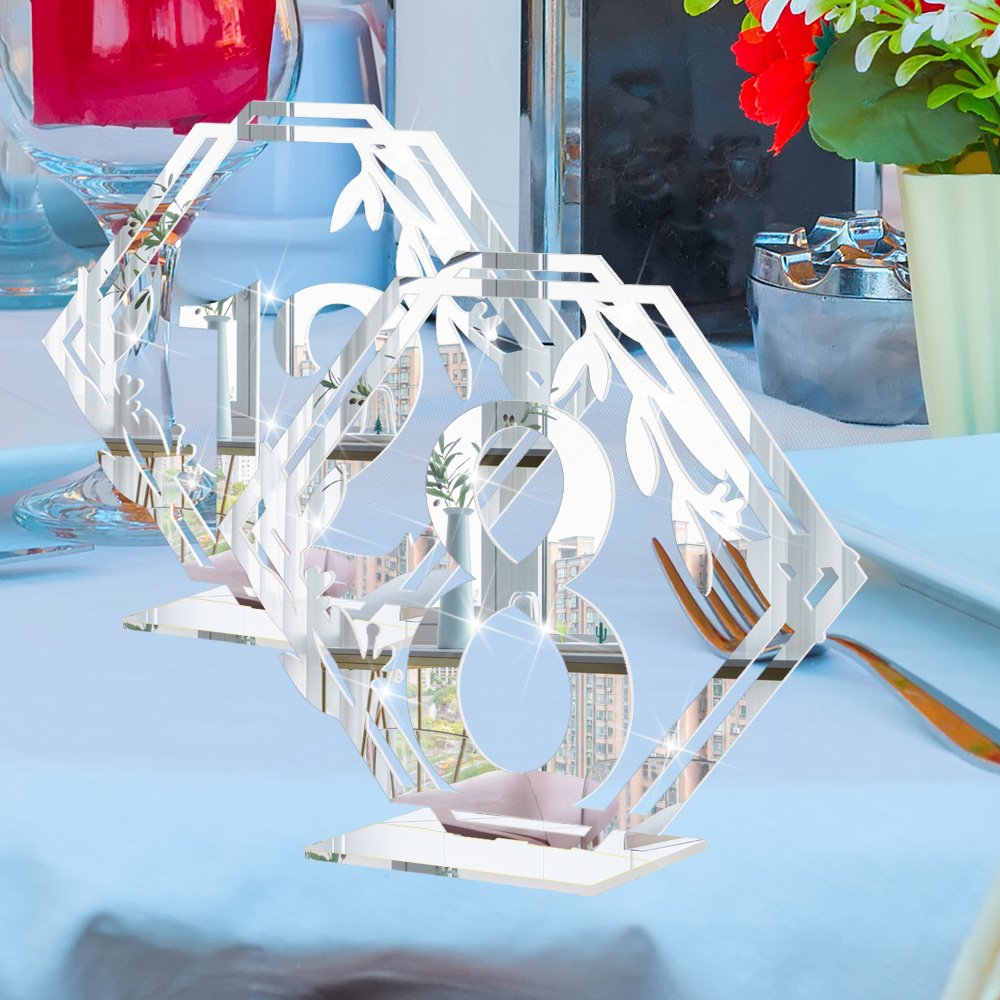 Acrylic Dining Table Acrylic Number Stand Restaurant Table Numbers For Wedding Seating Reception Table Numbers