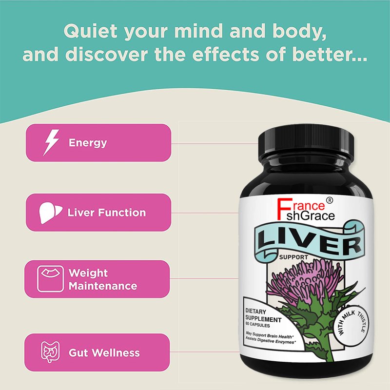 Milk thistle Complex Capsules with choline bitartrate works to maintain normal liver function support