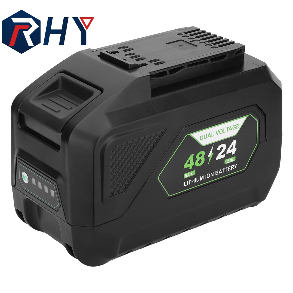 RHY Newest 6S4P 12S2P G4824 48V Battery Li ion forGreenworks 24V Battery Lawn Mover Cordless Chainsaw 8ah 10ah 12ah Green-Works