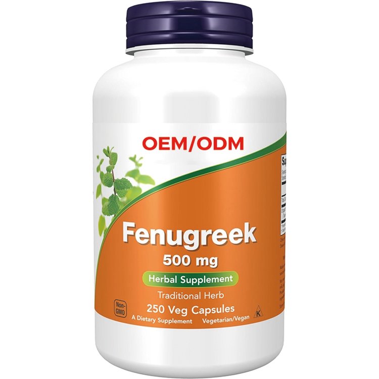Herbal Supplement 250 Veg Capsules Fenugreek Trigonella foenum-graecum 500 mg
