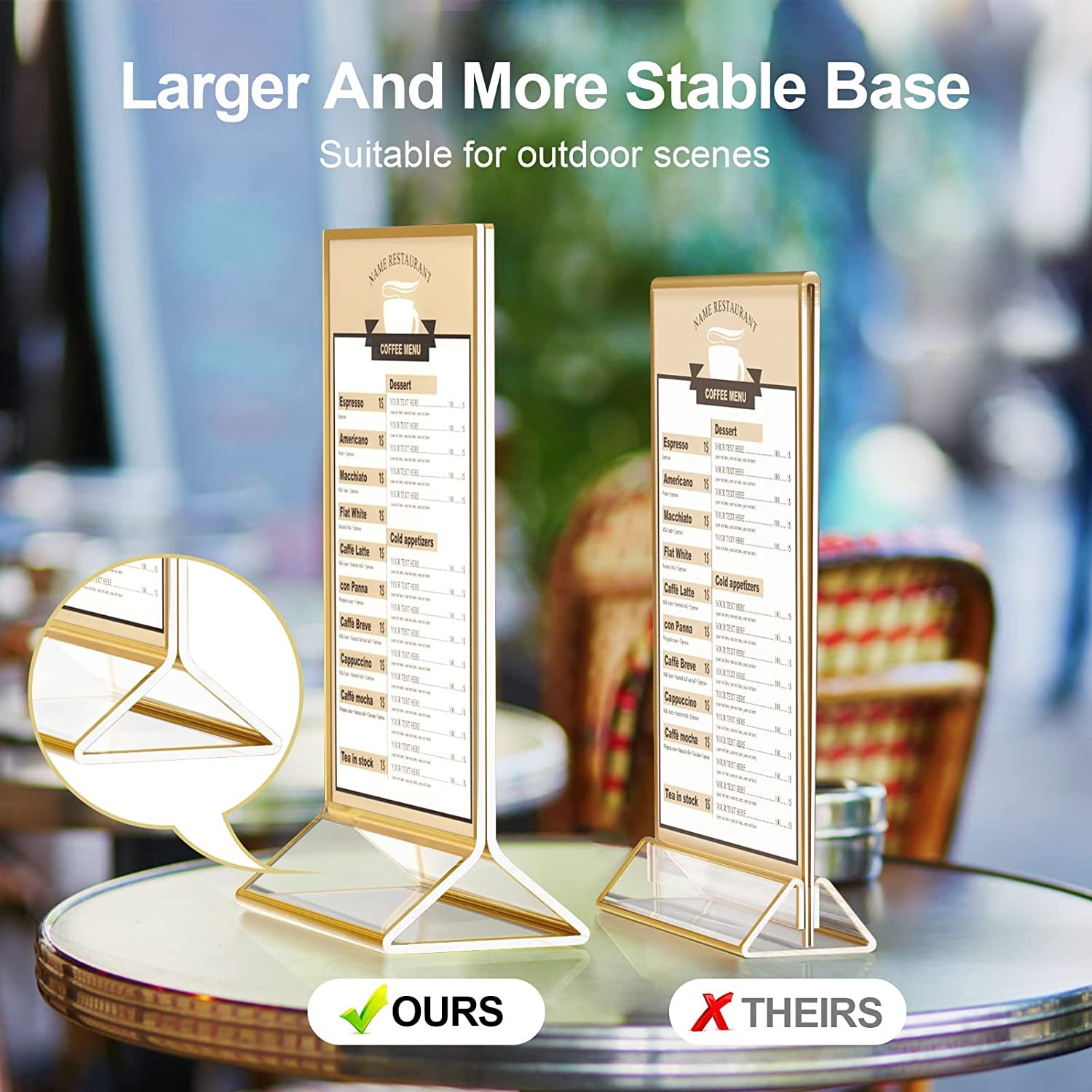 Nicro Vintage Table Centerpieces Party Supplies Place Card Blank DIY Luxury Clear Acrylic Wedding Table Number Holder Stand Sign