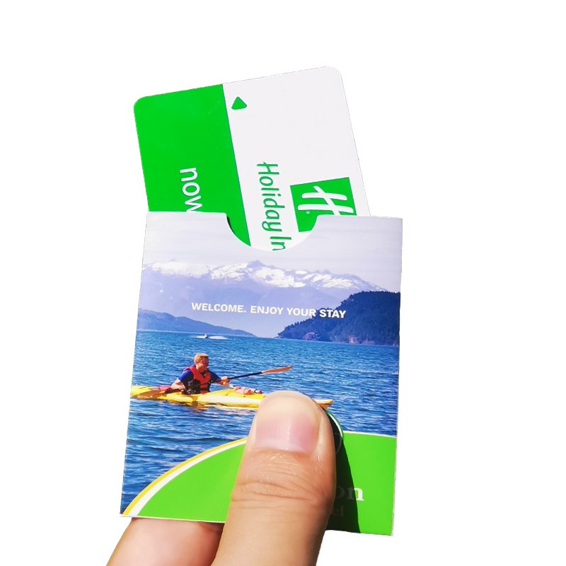 Custom Size Place Gift Hotel Member Credit Card Sleeve Envelope Holder