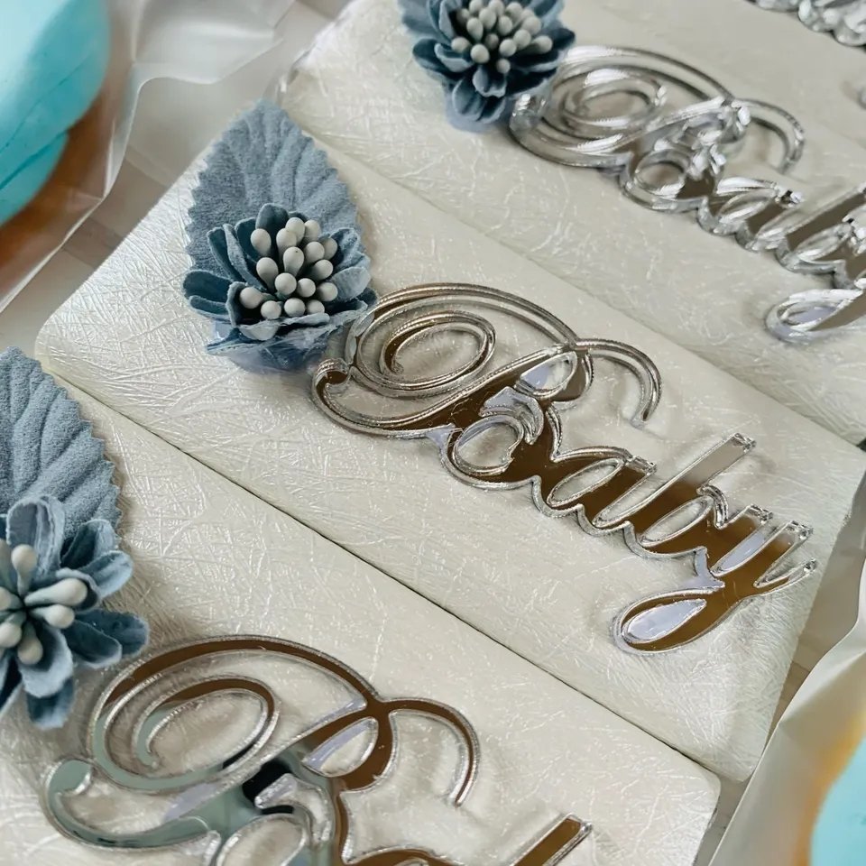 Customized Wedding table number Guset Name Place Cards Nameplate Gold Mirror Acrylic Name Plate