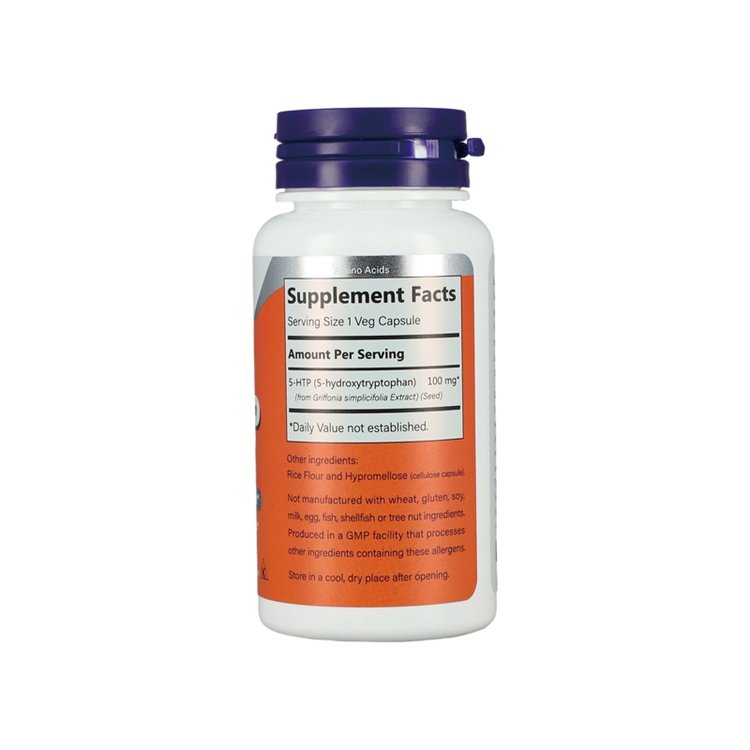 120 Capsules 5-HTP 200mg Plus Calcium for Mood Sleep Anxiety Anxiety Boosts Serotonin Production