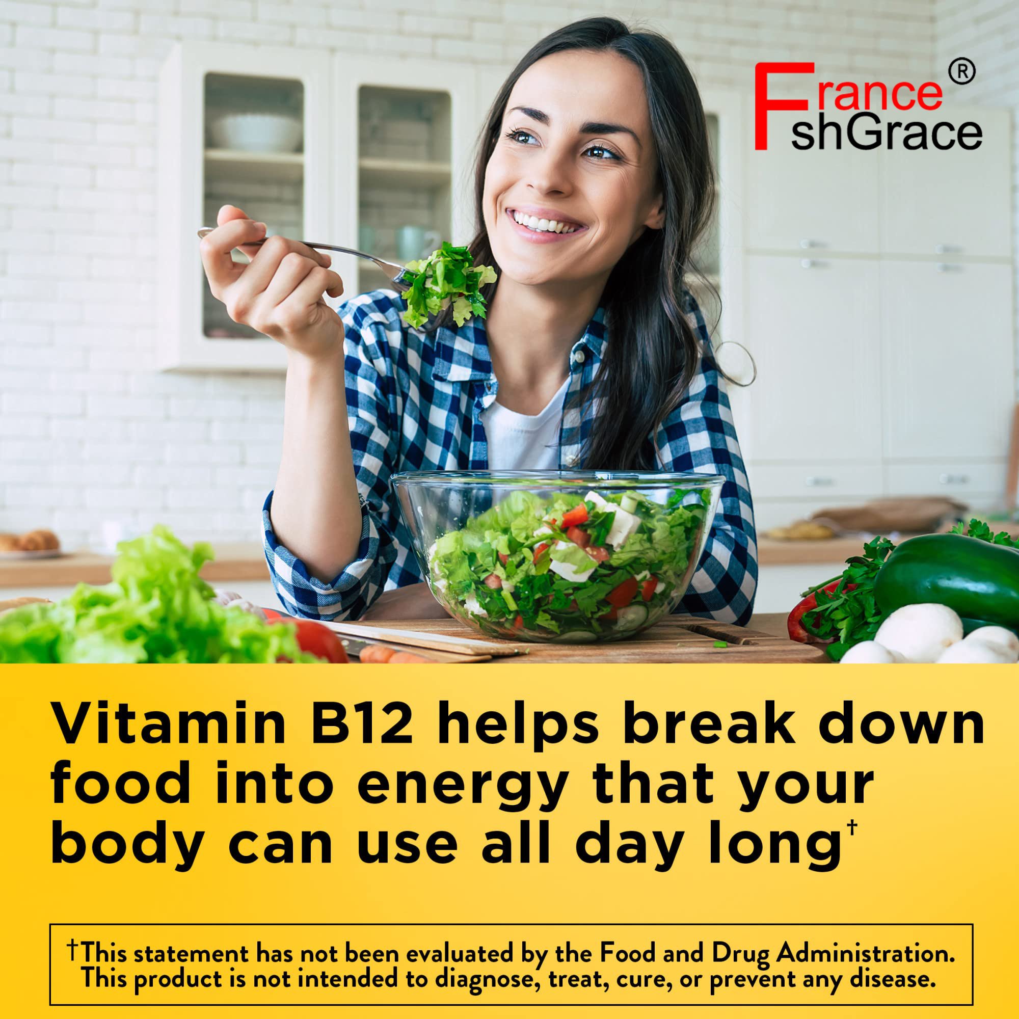 Vitamin B12 1000 mcg Dietary Supplement For Energy Metabolism Release Tablets