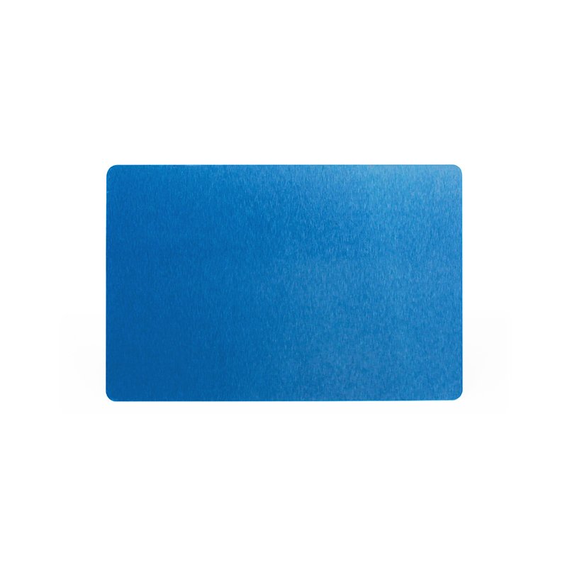 Blank Aluminum Stainless Steel Business Card For Laser Engraving With Logo And QR Code Laser Metal Card Name Place Cards