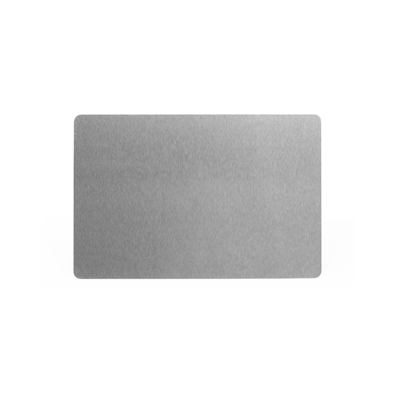 Blank Aluminum Stainless Steel Business Card For Laser Engraving With Logo And QR Code Laser Metal Card Name Place Cards