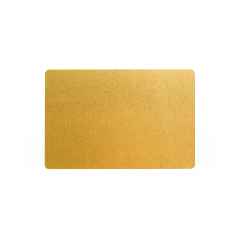 Blank Aluminum Stainless Steel Business Card For Laser Engraving With Logo And QR Code Laser Metal Card Name Place Cards