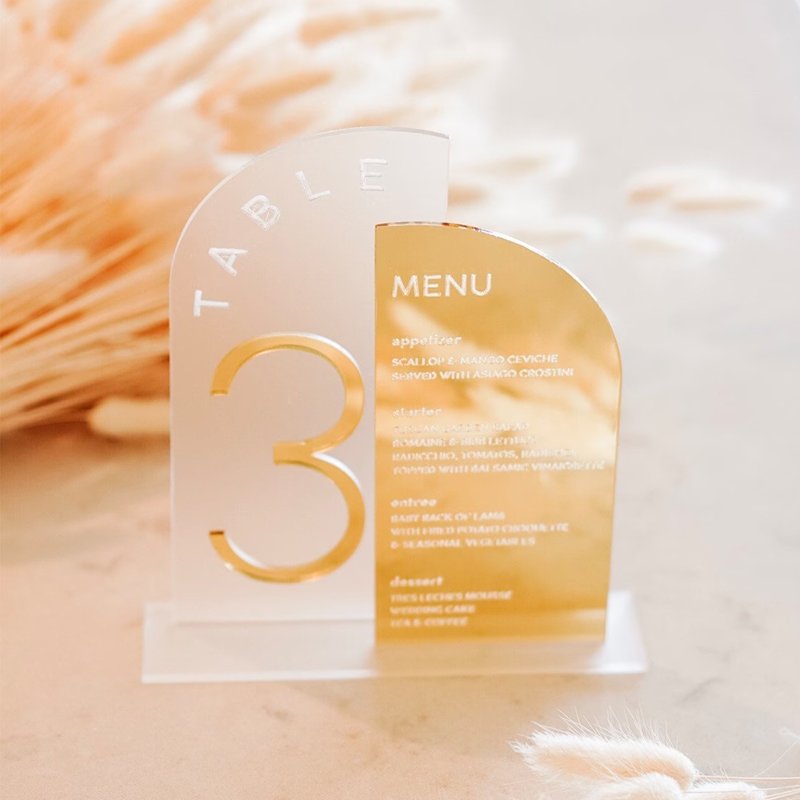 customs plexiglass table sign acrylic wedding centerpieces Place Cards Table Numbers for shop