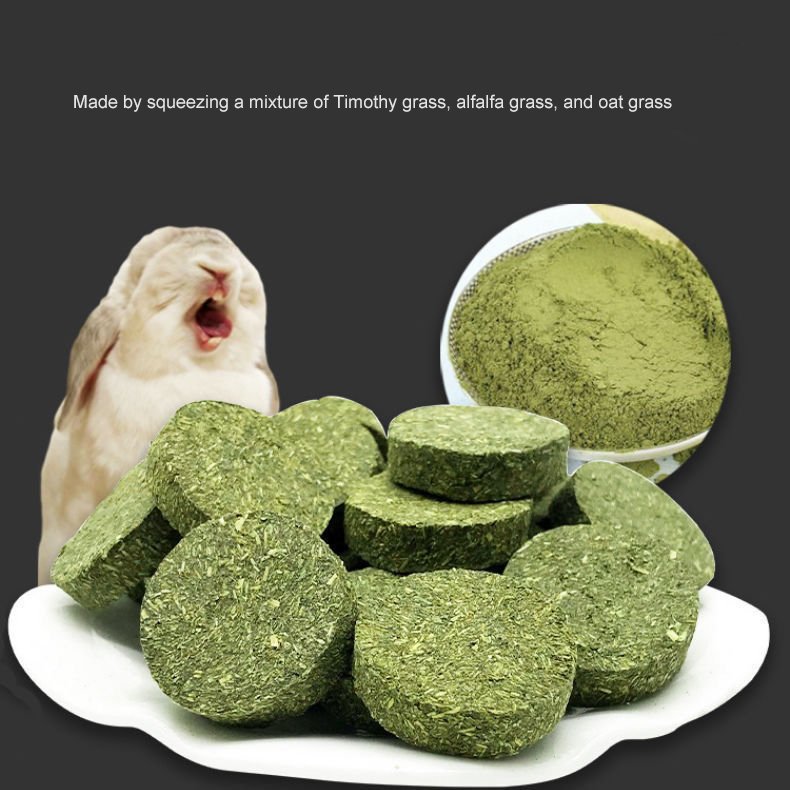 Wholesale Animal Rabbit Food Alfalfa Hay Timothy Bunny Molar Cake