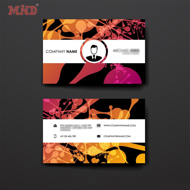 Customized Bio Paper NFC Business Card Printing Luxury Gold Foil Business Cards With Logo