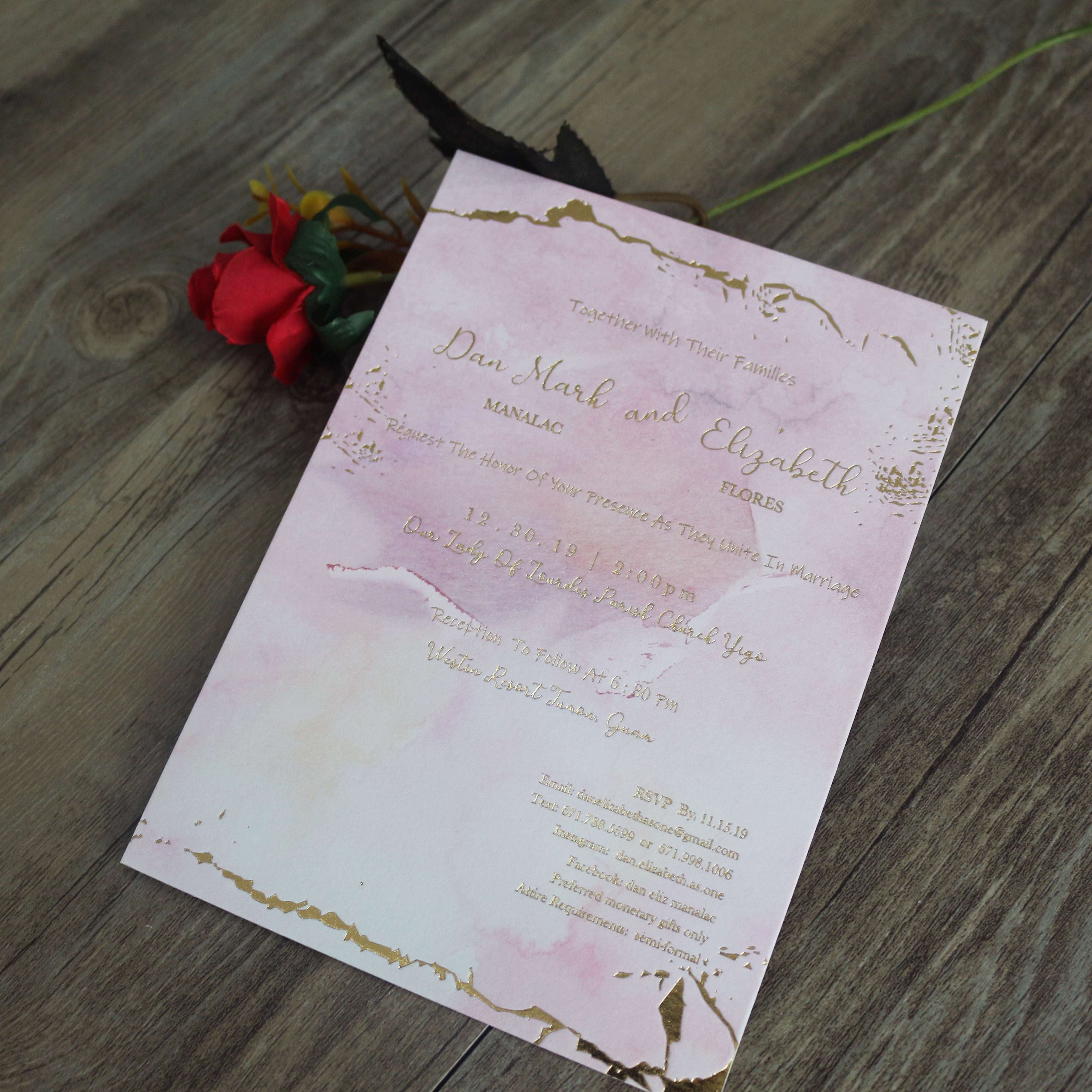 Elegant Leaves Wreath customized Wedding Invitations and Watercolor Greenery vellum jacket Invitations Cards