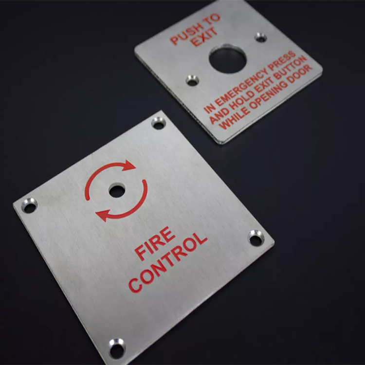 Can be customized durable anti-rust metal equipment nameplate, plaque, aluminum/stainless steel material