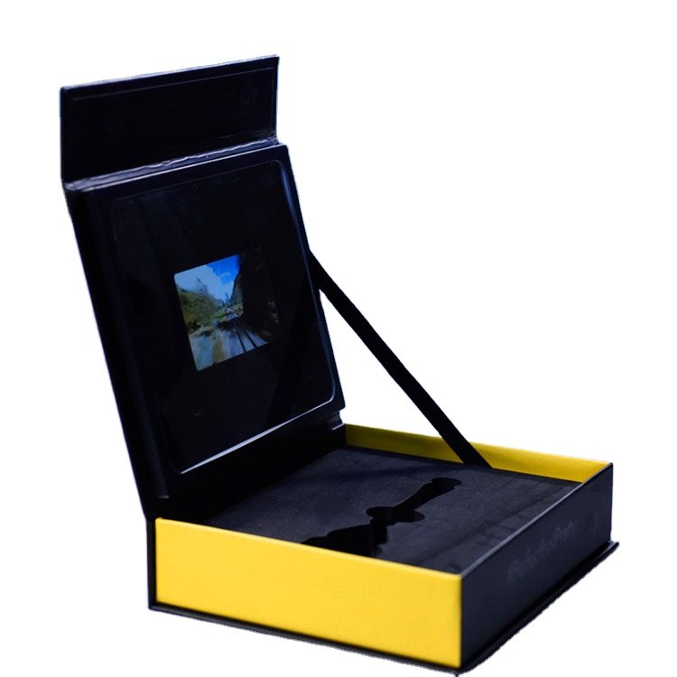 Customizable EVA video gift box with LCD screen to place your products