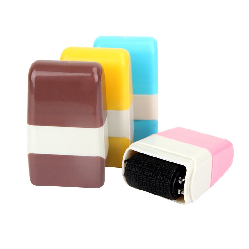 Hot Sale Roller Type Messy Code Privacy Protecting Stamp Express Sheet Information Covering Stamp