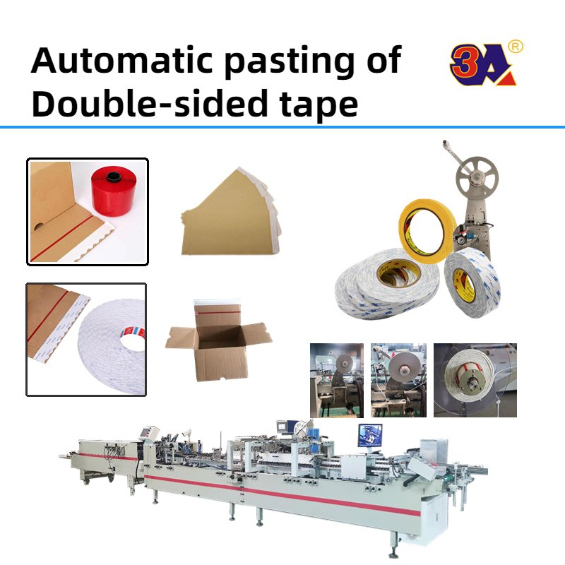 Folder gluer machine automatic folder gluing machine for corrugated carton & cardboard box
